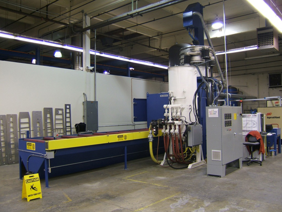 Wheelabrator Pass Through Machine